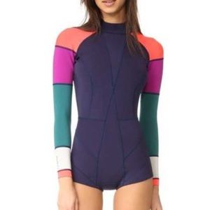NWT Cynthia Rowley Colorblock Wetsuit